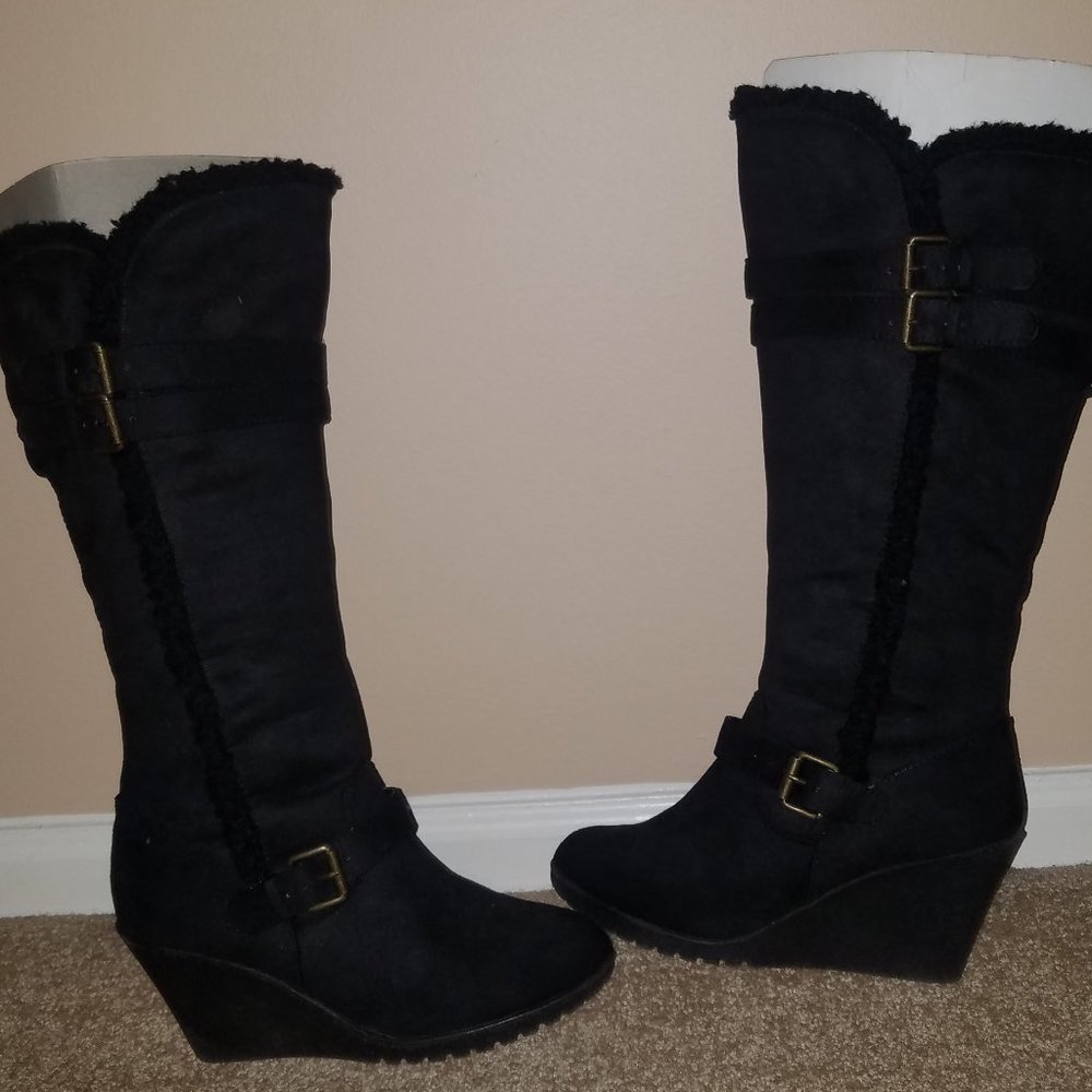 Faux Fur Boot